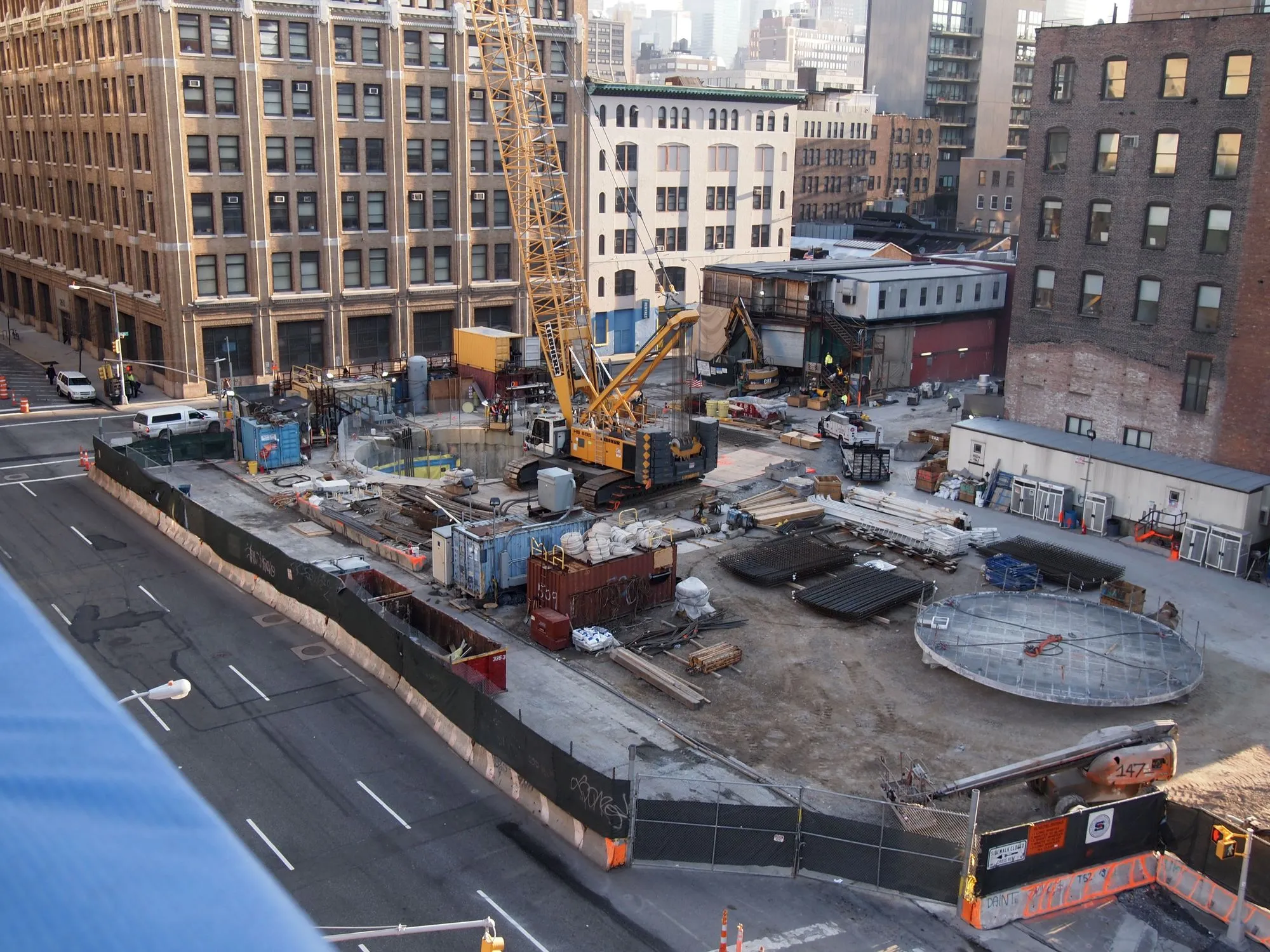 Tunnel boring machine breakthrough for the 7-Line Extension to Hudson Yards